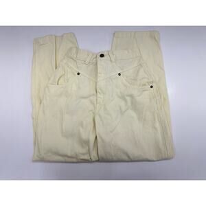 Organically Grown Womens Jeans Size 7 Yellow High Rise Denim Vintage